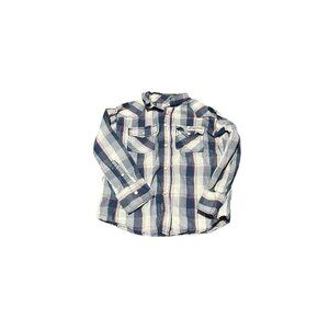 Boys Lucky brand Blue Long Sleeve Button Down 4T
